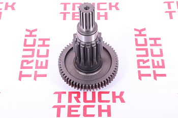 Вал промежуточный КПП (длинн.)  для китайского грузовика SHACMAN, SITRAK, HOWO, FAW, FOTON, DONG FENG, JAC