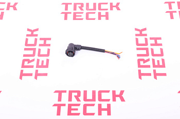 Разъем заднего фонаря SH X3000 уголок круглый 7 конт. для китайского грузовика SHACMAN, SITRAK, HOWO, FAW, FOTON, DONG FENG, JAC