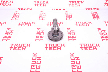 Вал промежуточный КПП делителя  для китайского грузовика SHACMAN, SITRAK, HOWO, FAW, FOTON, DONG FENG, JAC