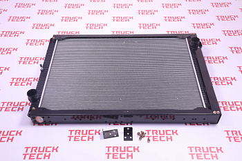 Радиатор ДВС SH X3000 6х4  для китайского грузовика SHACMAN, SITRAK, HOWO, FAW, FOTON, DONG FENG, JAC