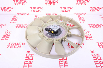 Вентилятор ДВС SITRAK C7H MC11 с эл.муфтой в сборе  для китайского грузовика SHACMAN, SITRAK, HOWO, FAW, FOTON, DONG FENG, JAC