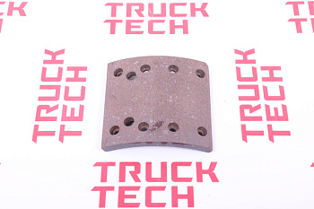 Накладка тормозная HOWO задняя красная,ширина 185 для китайского грузовика SHACMAN, SITRAK, HOWO, FAW, FOTON, DONG FENG, JAC