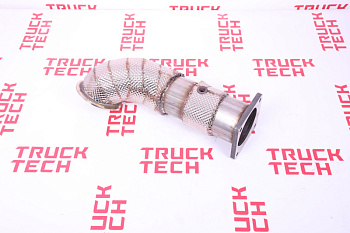 Труба выхлопная под  датчик SH X3000 для китайского грузовика SHACMAN, SITRAK, HOWO, FAW, FOTON, DONG FENG, JAC