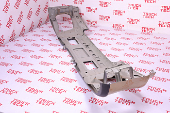 Бампер SH X3000 самосвал (малый спальник) золотой цельнометал.  для китайского грузовика SHACMAN, SITRAK, HOWO, FAW, FOTON, DONG FENG, JAC