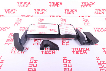 Зеркало задн.вида SH X3000 R электр.красный для китайского грузовика SHACMAN, SITRAK, HOWO, FAW, FOTON, DONG FENG, JAC