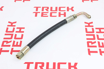 Шланг ГУРа HOWO L=400 90 град. для китайского грузовика SHACMAN, SITRAK, HOWO, FAW, FOTON, DONG FENG, JAC