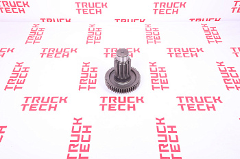 Вал промежуточный КПП делителя с шестерней 1707056  для китайского грузовика SHACMAN, SITRAK, HOWO, FAW, FOTON, DONG FENG, JAC