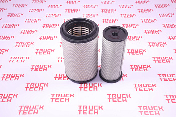 Фильтр воздушный FAW J6 Е5 K2845 для китайского грузовика SHACMAN, SITRAK, HOWO, FAW, FOTON, DONG FENG, JAC