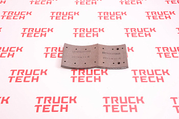 Накладка тормозная FAW J6 передняя  большая/малая 165х150х13,5 200х150х11 18,5 для китайского грузовика SHACMAN, SITRAK, HOWO, FAW, FOTON, DONG FENG, JAC