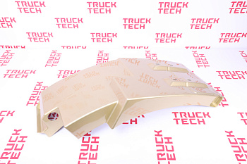 Крыло кабины (брызговик) SH X3000 самосвал L золотой 400мм. для китайского грузовика SHACMAN, SITRAK, HOWO, FAW, FOTON, DONG FENG, JAC