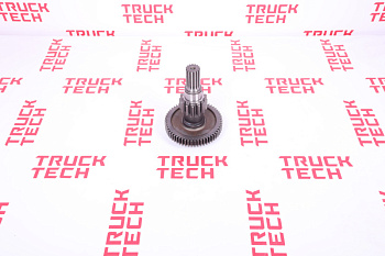 Вал промежуточный КПП делителя (длинн.)  для китайского грузовика SHACMAN, SITRAK, HOWO, FAW, FOTON, DONG FENG, JAC