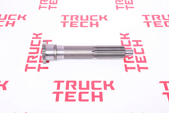 Вал первичный КПП D=50,8.L=329mm.  для китайского грузовика SHACMAN, SITRAK, HOWO, FAW, FOTON, DONG FENG, JAC