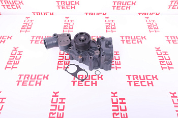 Насос водяной SH WP12/13 Е4/5 крыльчатка-12PK помпа (в сборе) для китайского грузовика SHACMAN, SITRAK, HOWO, FAW, FOTON, DONG FENG, JAC