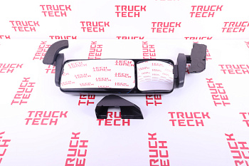 Зеркало задн.вида SH X3000 L электр.зеленое для китайского грузовика SHACMAN, SITRAK, HOWO, FAW, FOTON, DONG FENG, JAC