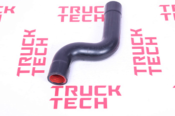 Патрубок радиатора HOWO верхний (изогнутый) D45 для китайского грузовика SHACMAN, SITRAK, HOWO, FAW, FOTON, DONG FENG, JAC