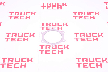 Прокладка гофры глушителя SHX3000 WP12 Е4 6отв D114мм.для DZ95259540322  для китайского грузовика SHACMAN, SITRAK, HOWO, FAW, FOTON, DONG FENG, JAC