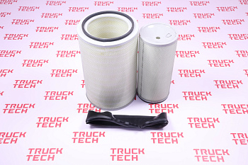 Фильтр воздушный SHAANXI для китайского грузовика SHACMAN, SITRAK, HOWO, FAW, FOTON, DONG FENG, JAC