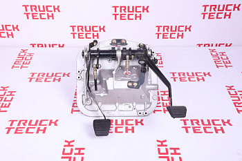 Кронштейн (площадка ) педального механизма в сборе с педалями SH X3000 для китайского грузовика SHACMAN, SITRAK, HOWO, FAW, FOTON, DONG FENG, JAC